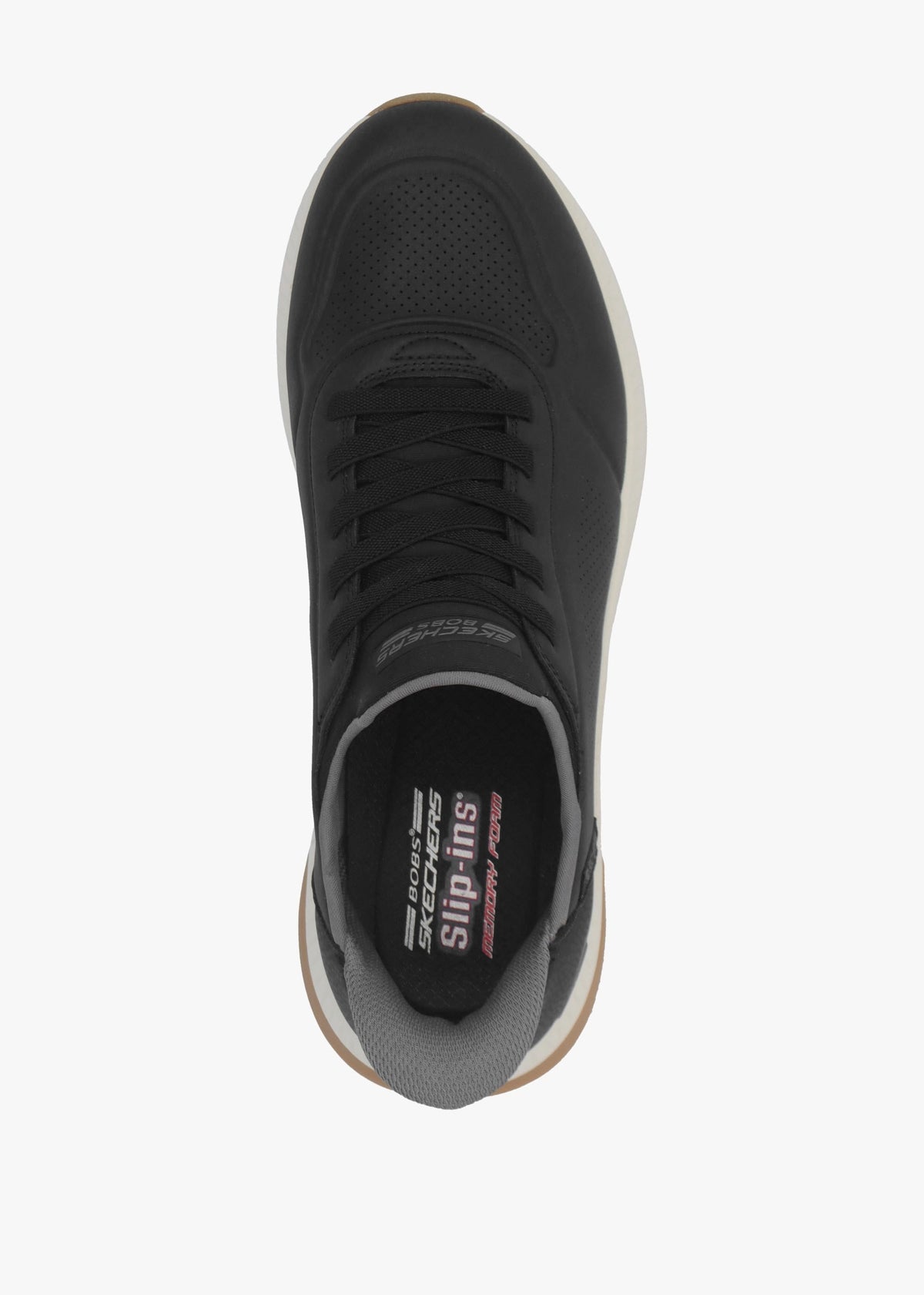Men’s Slip Ins Bobs Sport Squad 4 Black Trainers