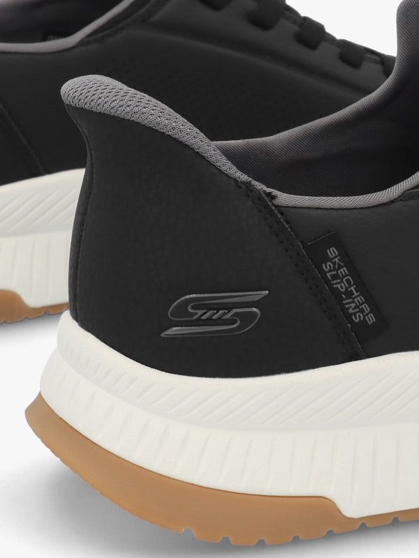 Men’s Slip Ins Bobs Sport Squad 4 Black Trainers