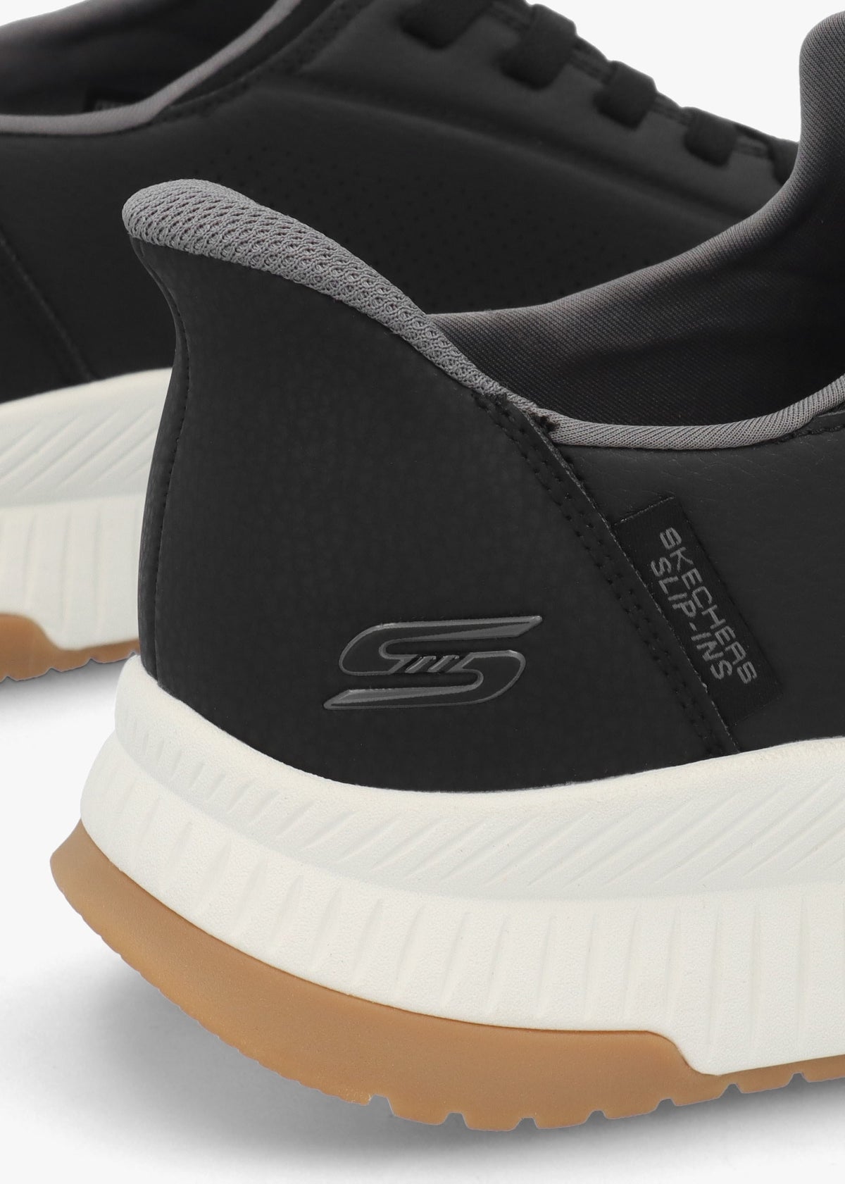 Men’s Slip Ins Bobs Sport Squad 4 Black Trainers