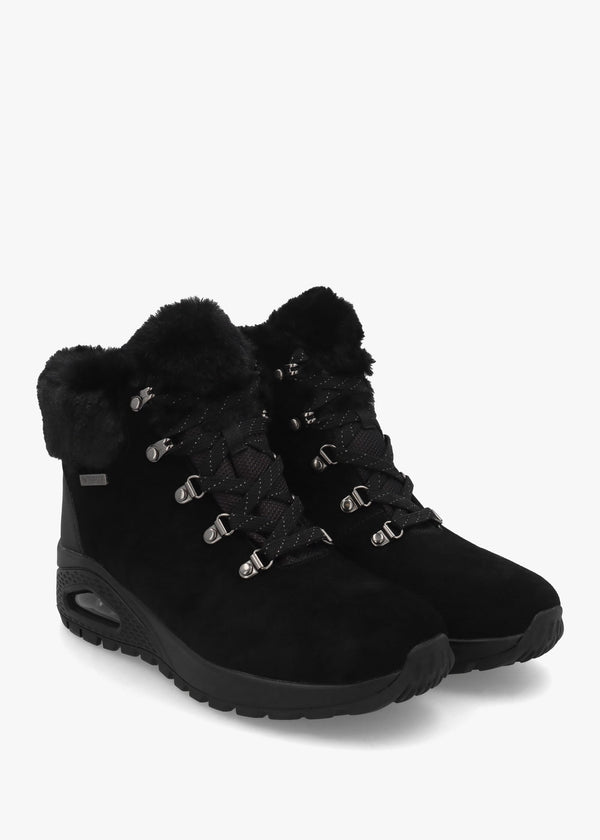 Women’s Uno Rugged Moonlight Ridge Black Suede Hiker Boots