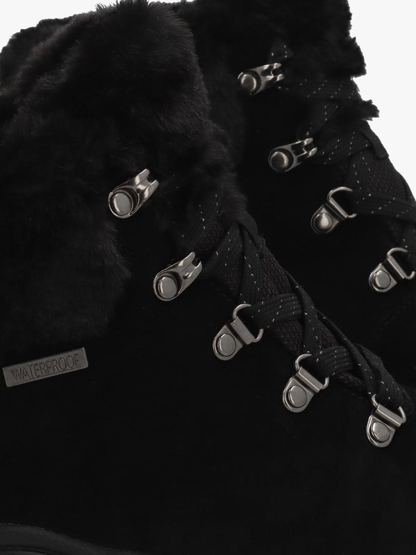 Women’s Uno Rugged Moonlight Ridge Black Suede Hiker Boots