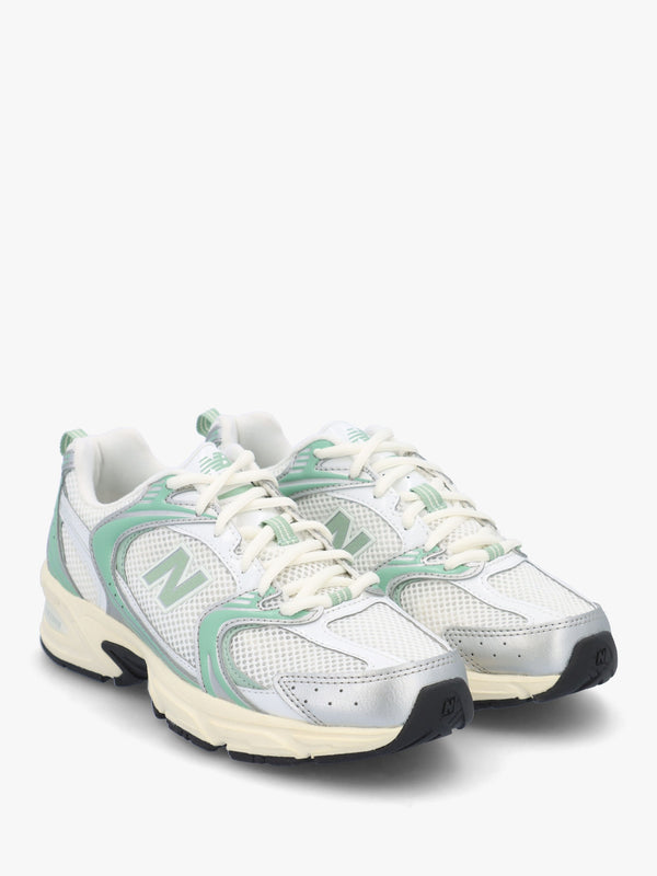 Women’s U530 Silver Metallic Mosaic Green Trainers