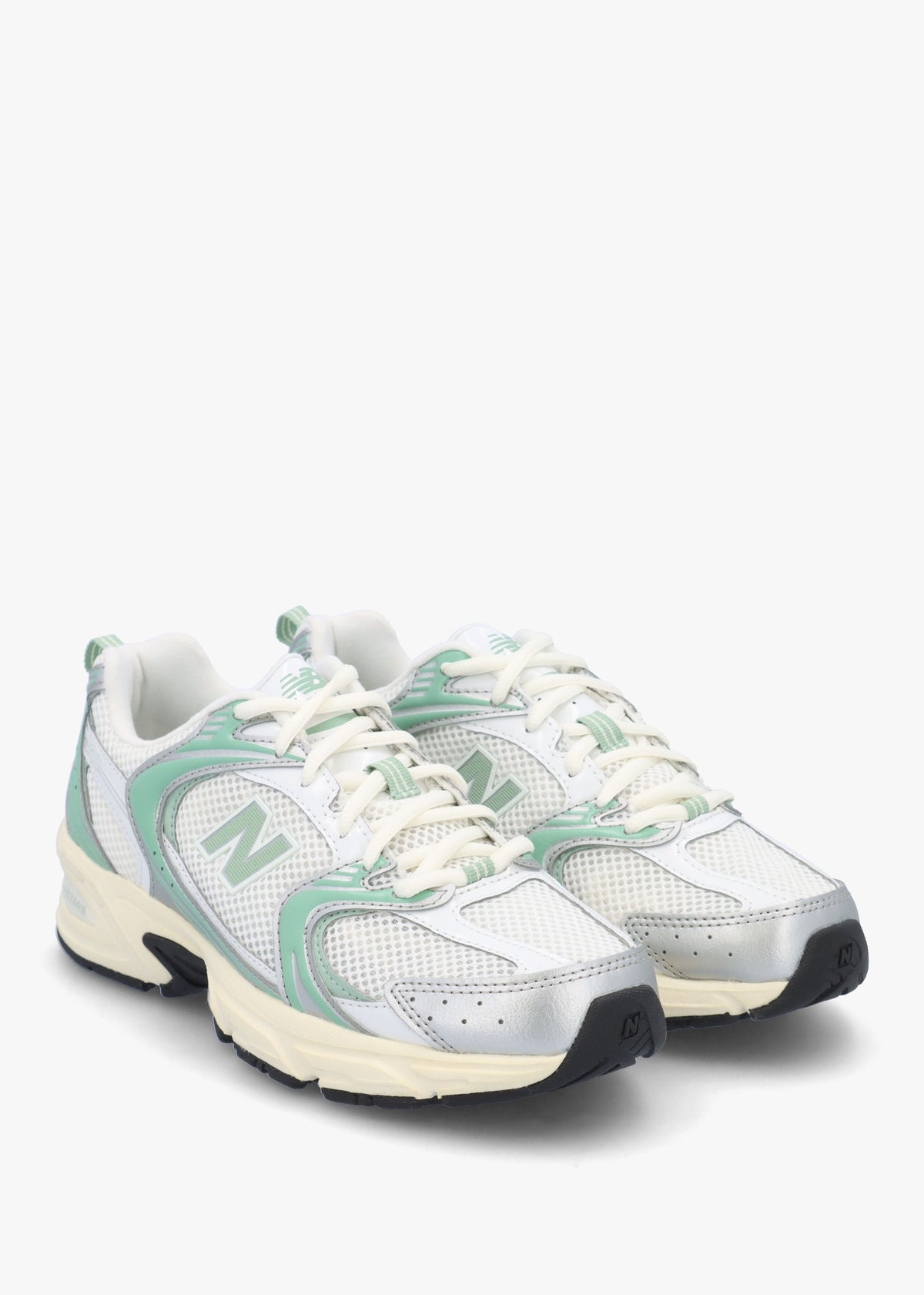 Women’s U530 Silver Metallic Mosaic Green Trainers