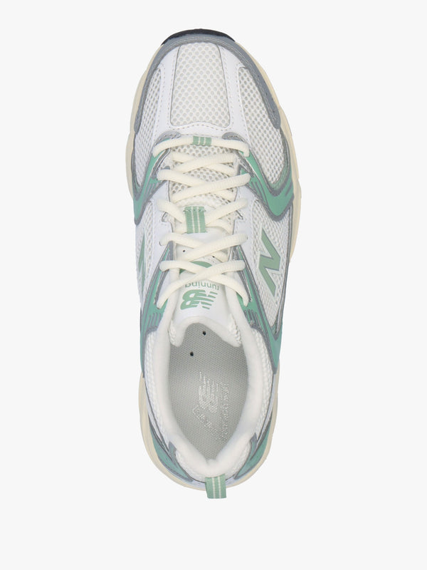 Women’s U530 Silver Metallic Mosaic Green Trainers