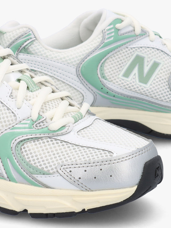 Women’s U530 Silver Metallic Mosaic Green Trainers