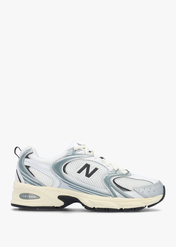 Women’s U530 Silver Metallic Black Cement Trainers