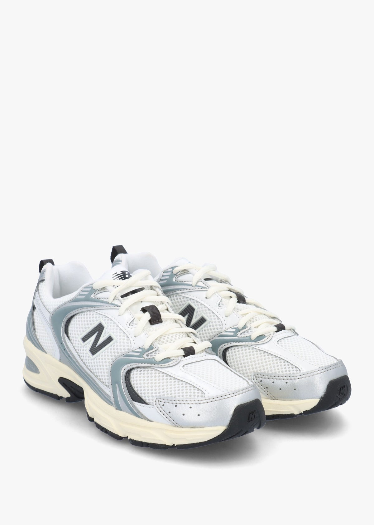 Women’s U530 Silver Metallic Black Cement Trainers