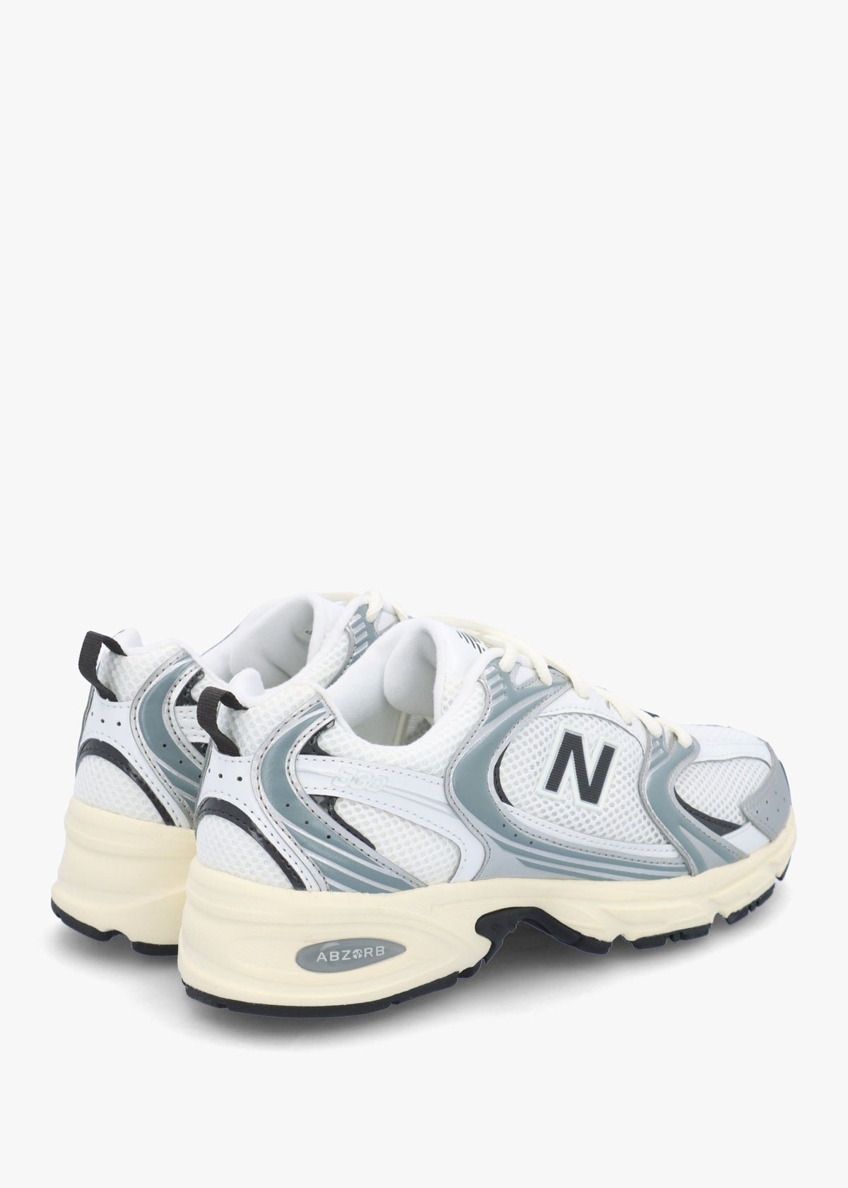 Women’s U530 Silver Metallic Black Cement Trainers