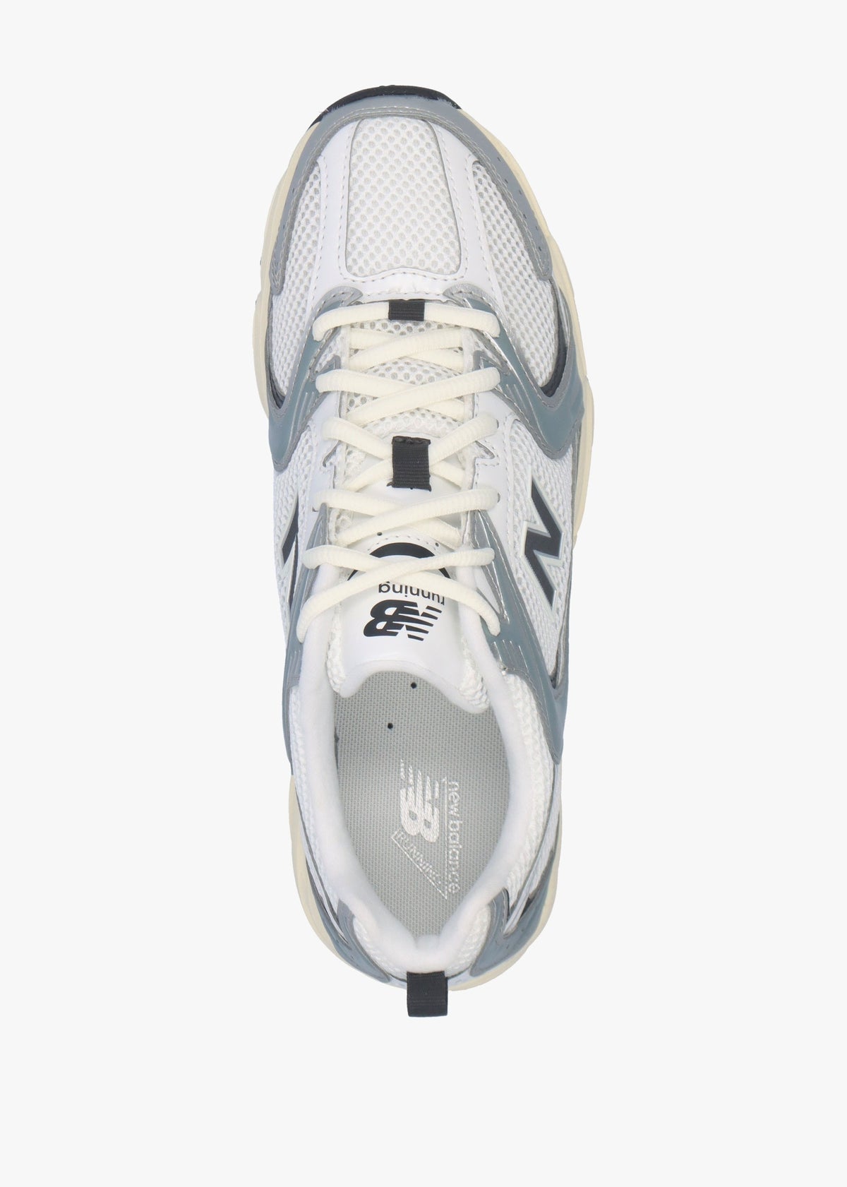 Women’s U530 Silver Metallic Black Cement Trainers