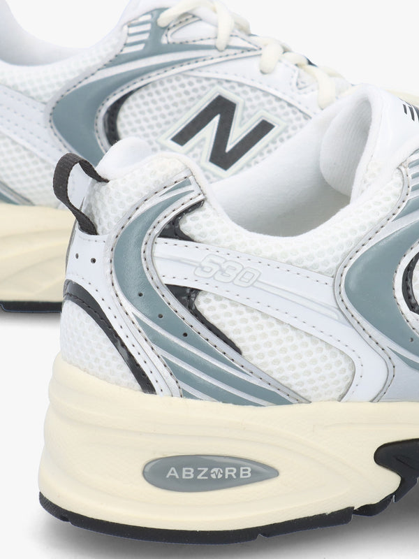 Women’s U530 Silver Metallic Black Cement Trainers