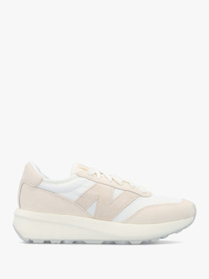 Women's 370 Sea Salt Bisque Suede & Mesh Trainers