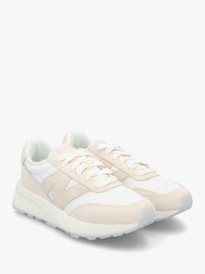 Women's 370 Sea Salt Bisque Suede & Mesh Trainers
