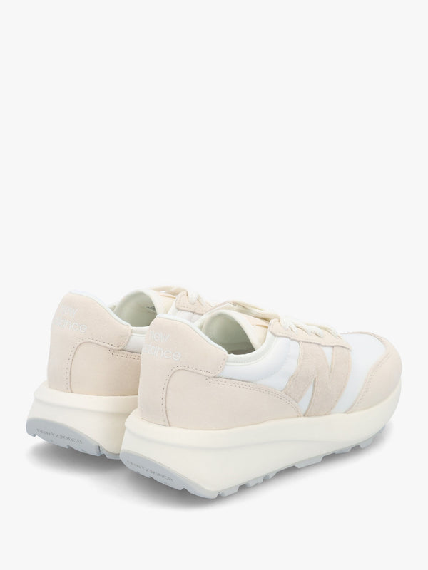 Women's 370 Sea Salt Bisque Suede & Mesh Trainers