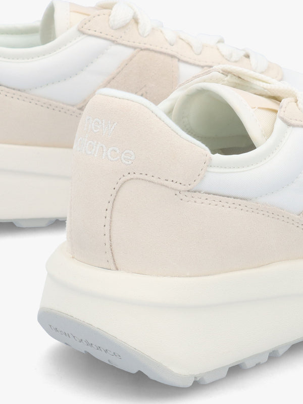Women's 370 Sea Salt Bisque Suede & Mesh Trainers