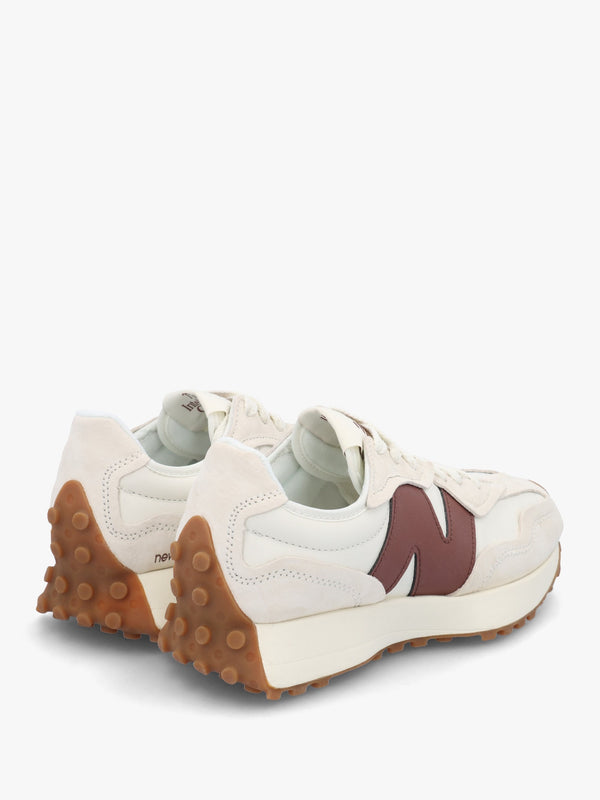 Women’s 327 Linen Rich Oak Leather & Suede Trainers