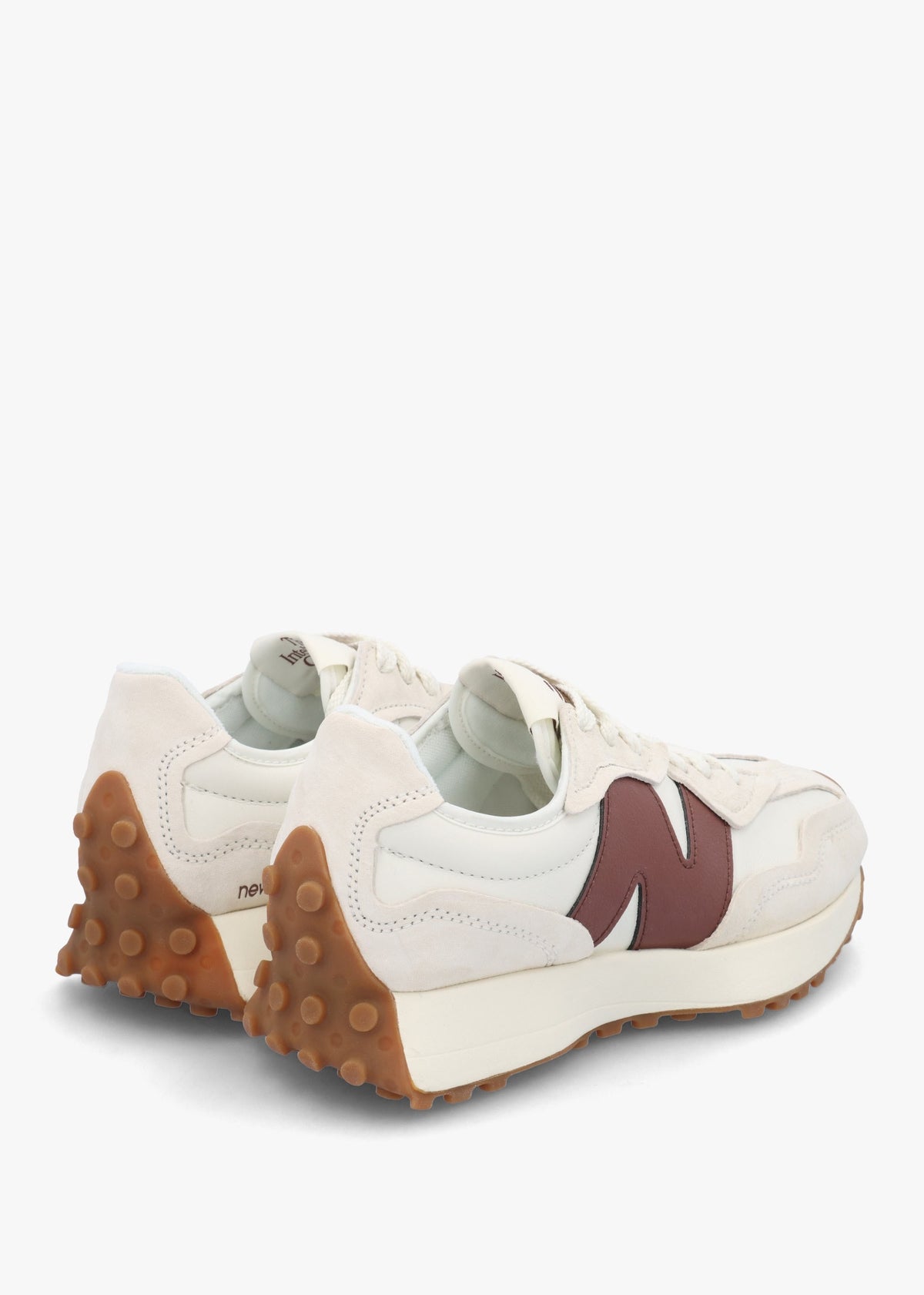 Women’s 327 Linen Rich Oak Leather & Suede Trainers