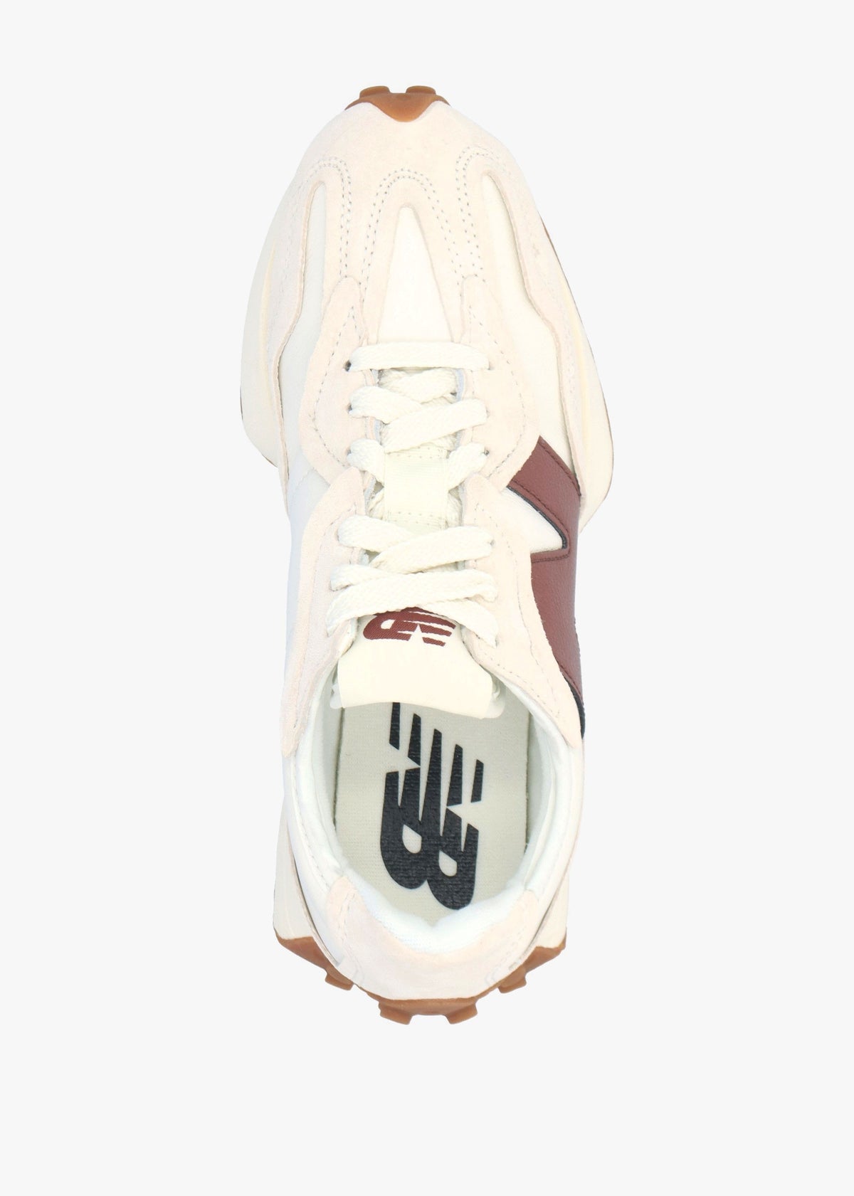 Women’s 327 Linen Rich Oak Leather & Suede Trainers