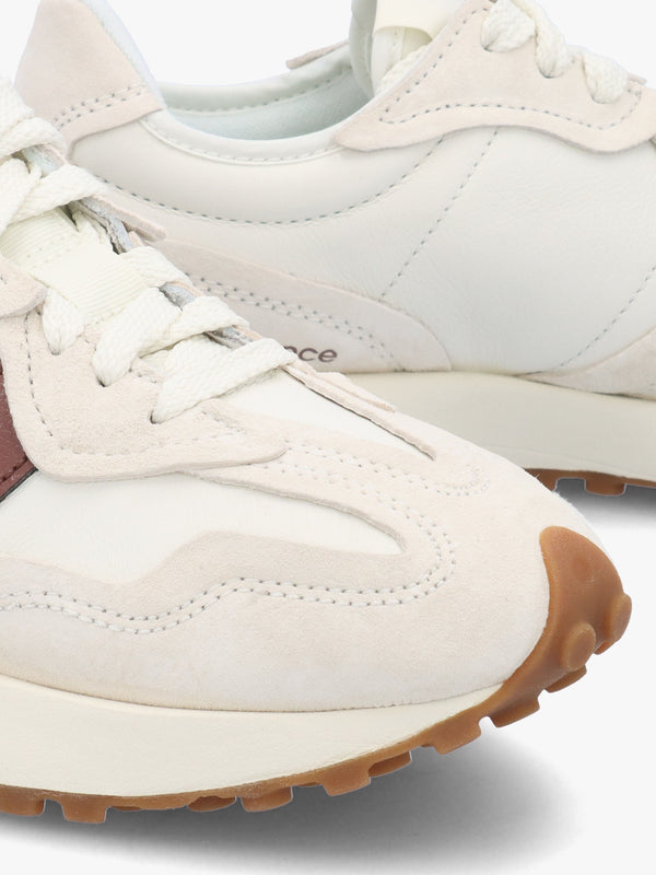 Women’s 327 Linen Rich Oak Leather & Suede Trainers