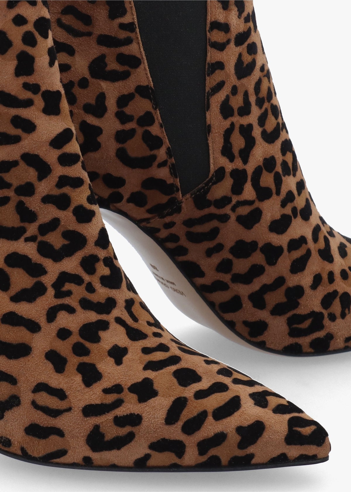 Adril Suede Leopard Ankle Boots