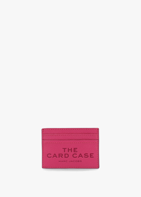 The Leather Raspberry Pink Card Case