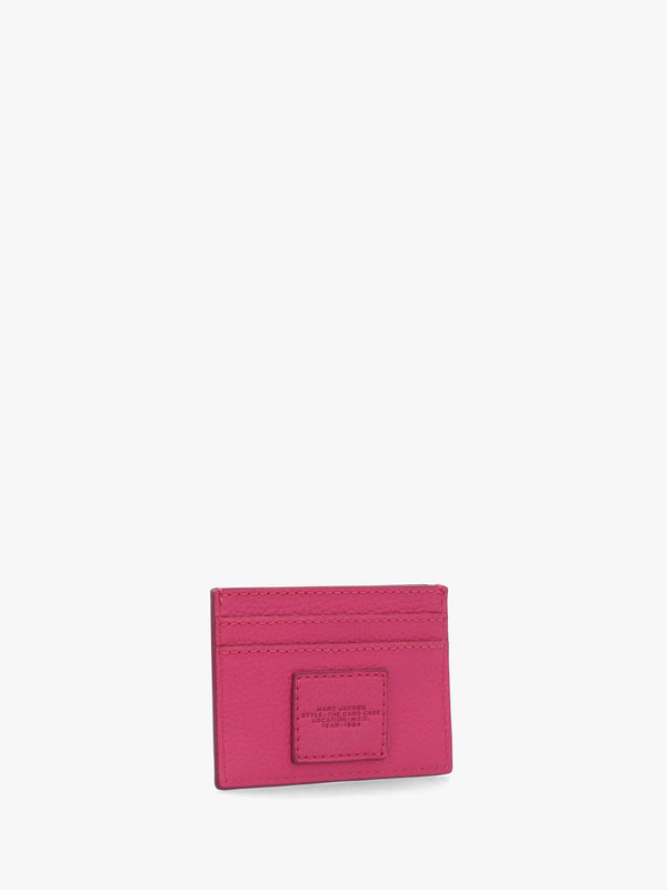 The Leather Raspberry Pink Card Case