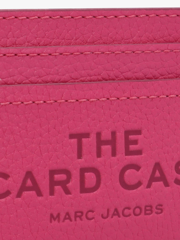 The Leather Raspberry Pink Card Case