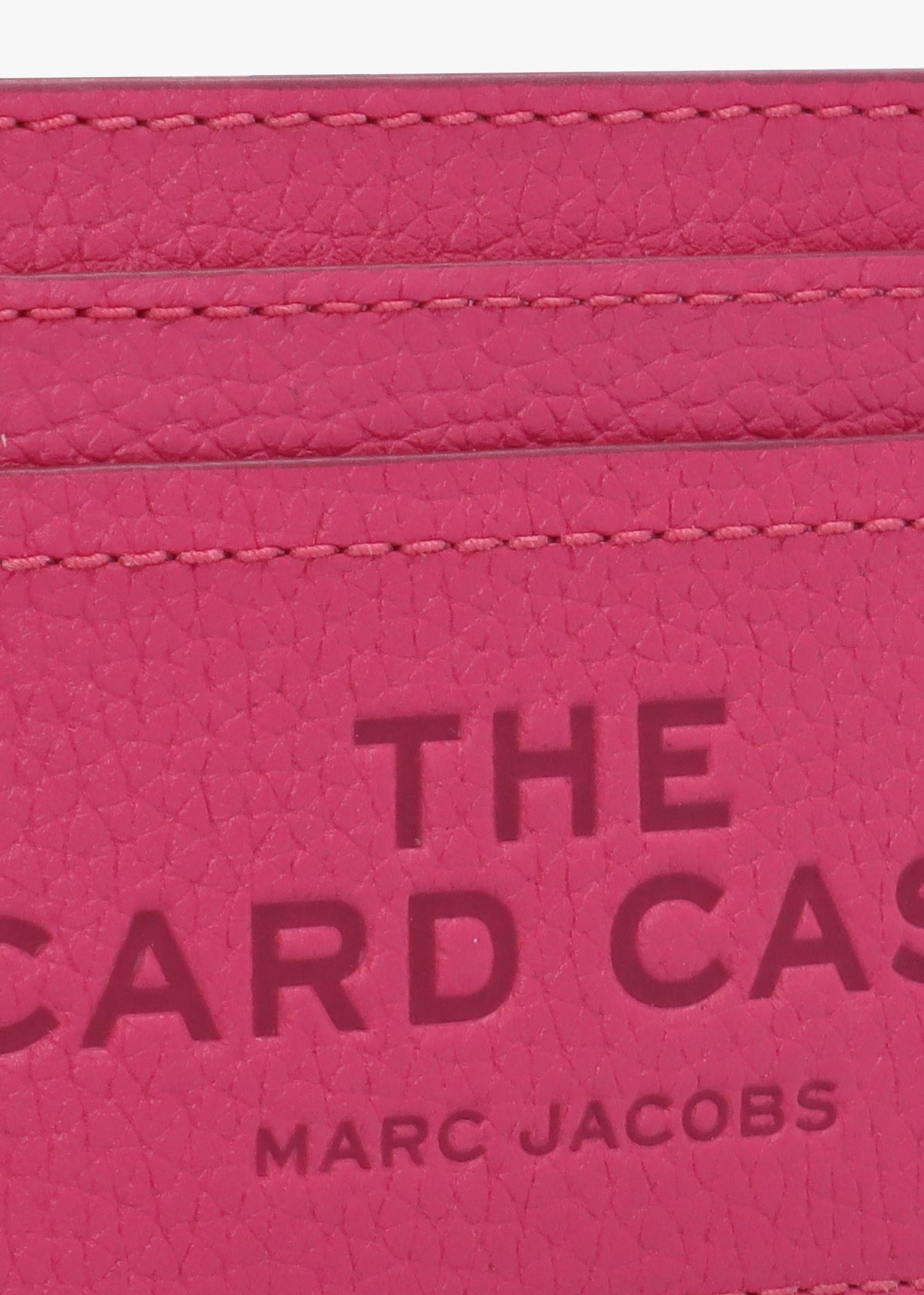 The Leather Raspberry Pink Card Case