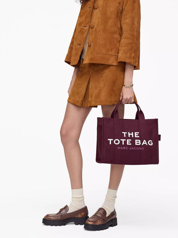 The Canvas Medium Dark Plum Tote Bag