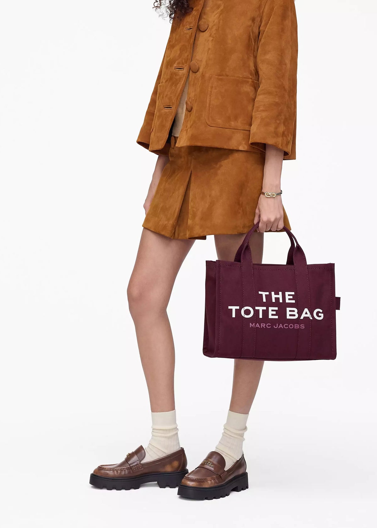The Canvas Medium Dark Plum Tote Bag