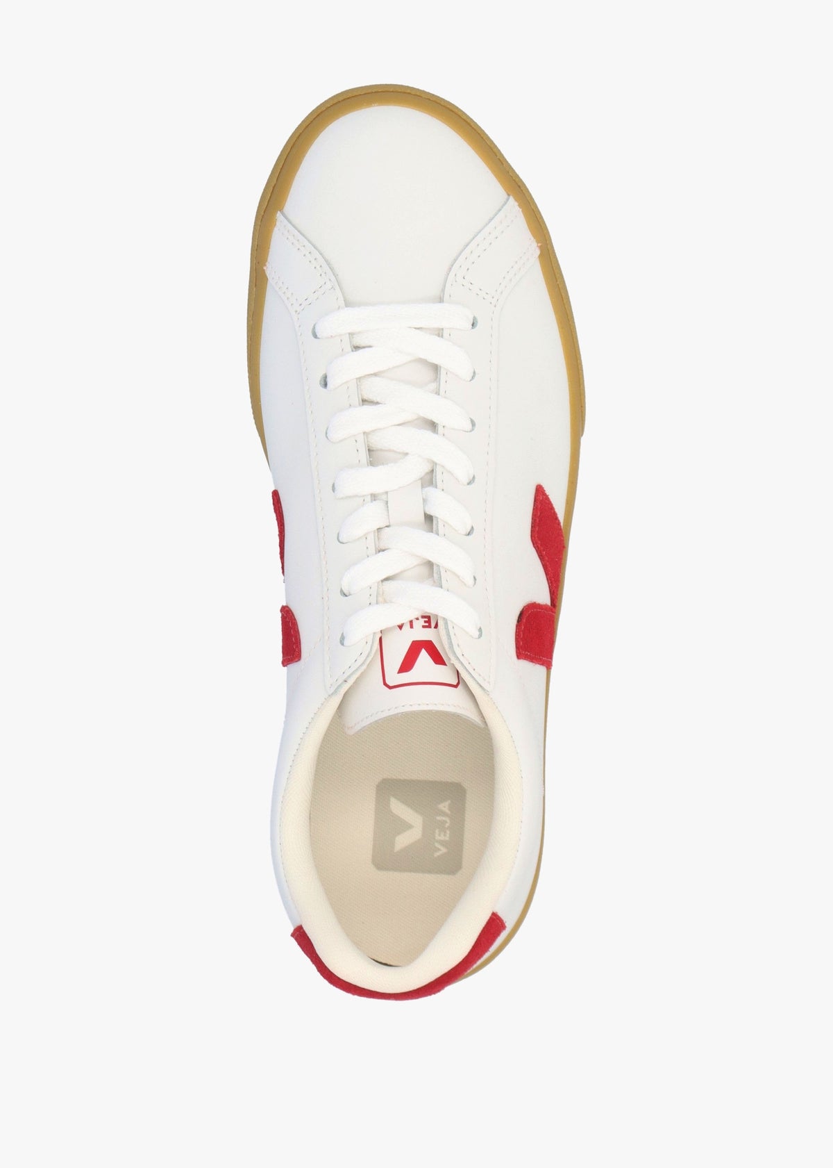 Women's Esplar Logo White Pepper Natural Leather Trainers