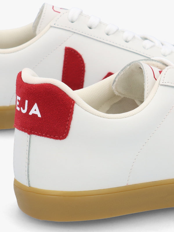 Women's Esplar Logo White Pepper Natural Leather Trainers
