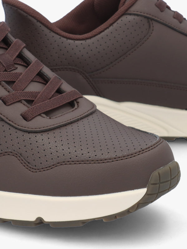 Men’s Slip-Ins Uno Banksia Chocolate Trainers