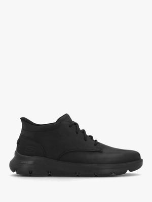 Men’s Arch Fit Garza Black Leather Chukka Boots