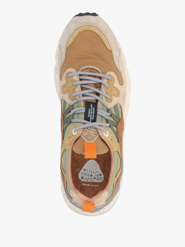 Men’s Yamano 3 Grey Light Brown Beige Suede Trainers