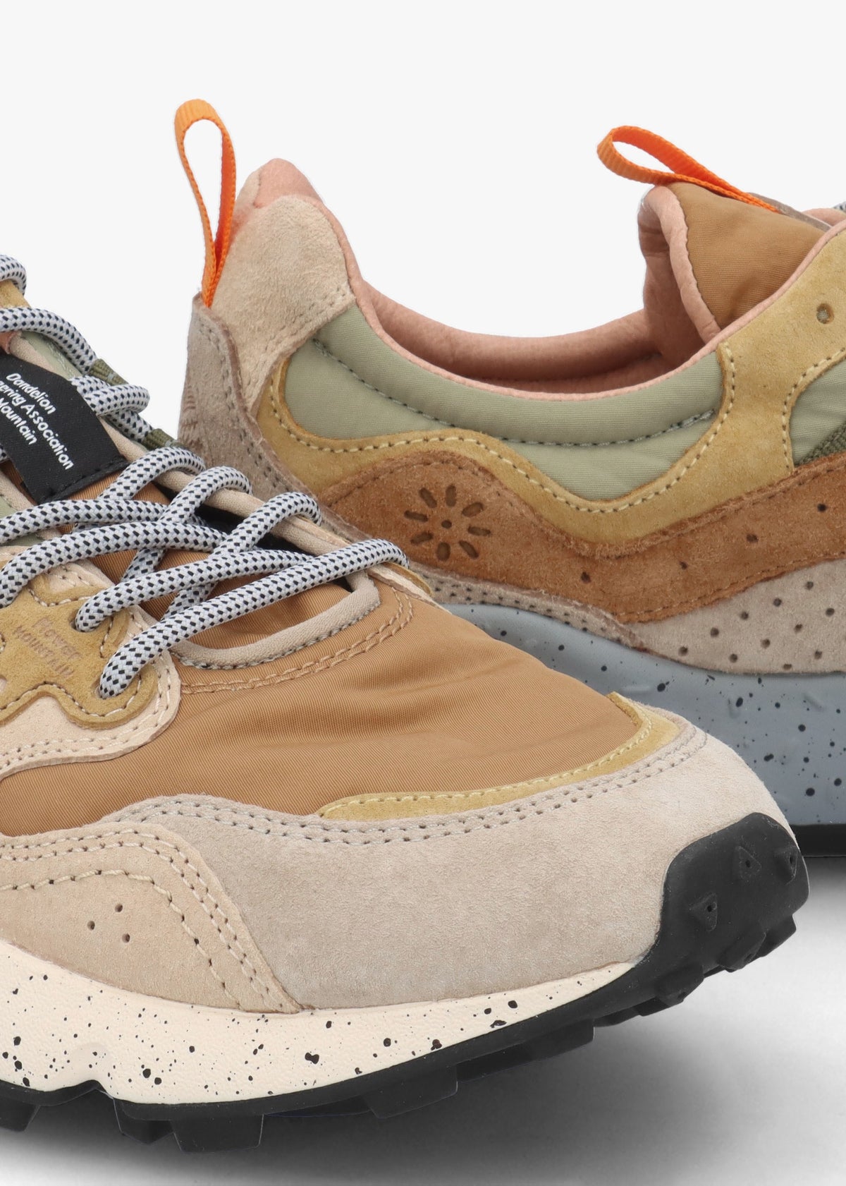 Men’s Yamano 3 Grey Light Brown Beige Suede Trainers