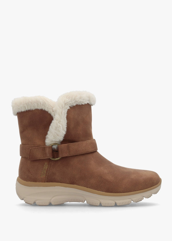 Women’s Vegan Slip-Ins Relaxed Fit Easy Going Dreams Mover Chestnut Ankle Boots