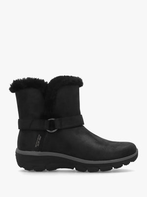 Women’s Vegan Slip-Ins Relaxed Fit Easy Going Dreams Mover Black Ankle Boots