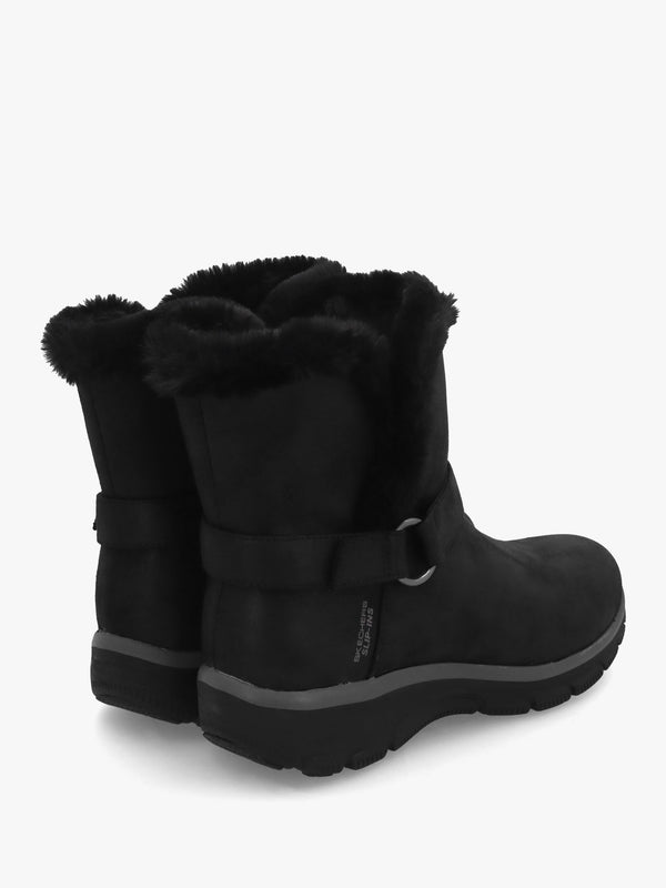 Women’s Vegan Slip-Ins Relaxed Fit Easy Going Dreams Mover Black Ankle Boots