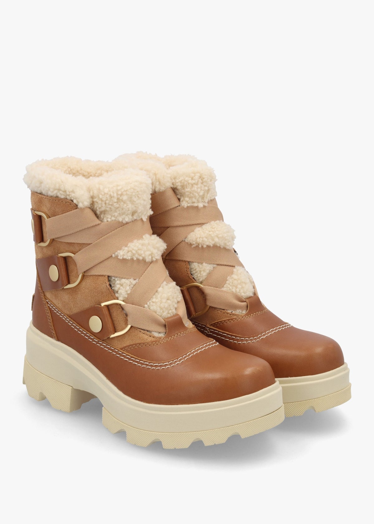 Women’s Joan FRWD™ Cozy Tawny Buff Honey White Waterproof Ankle Boots