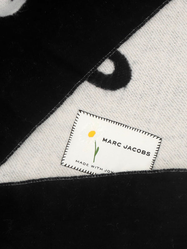 Marc Is Joy Black Wool Scarf