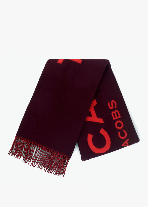 The Scarf Plum Wool Scarf