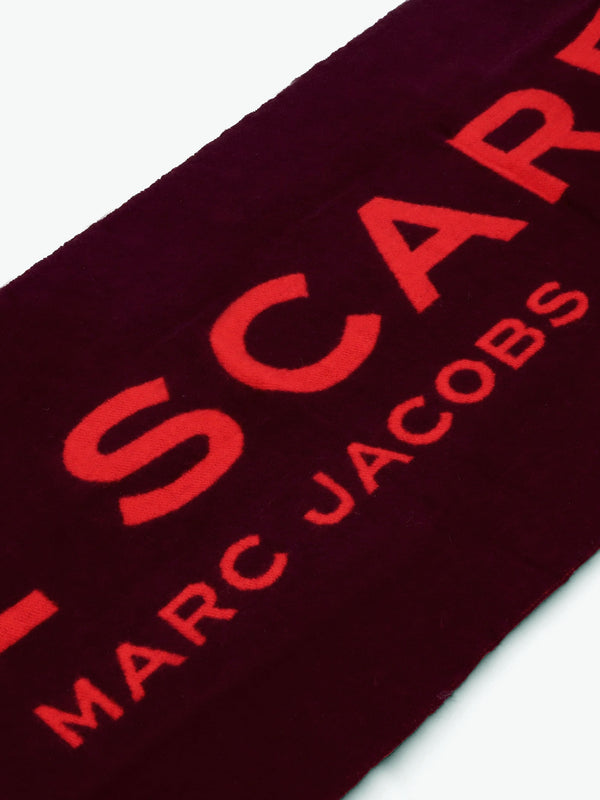 The Scarf Plum Wool Scarf
