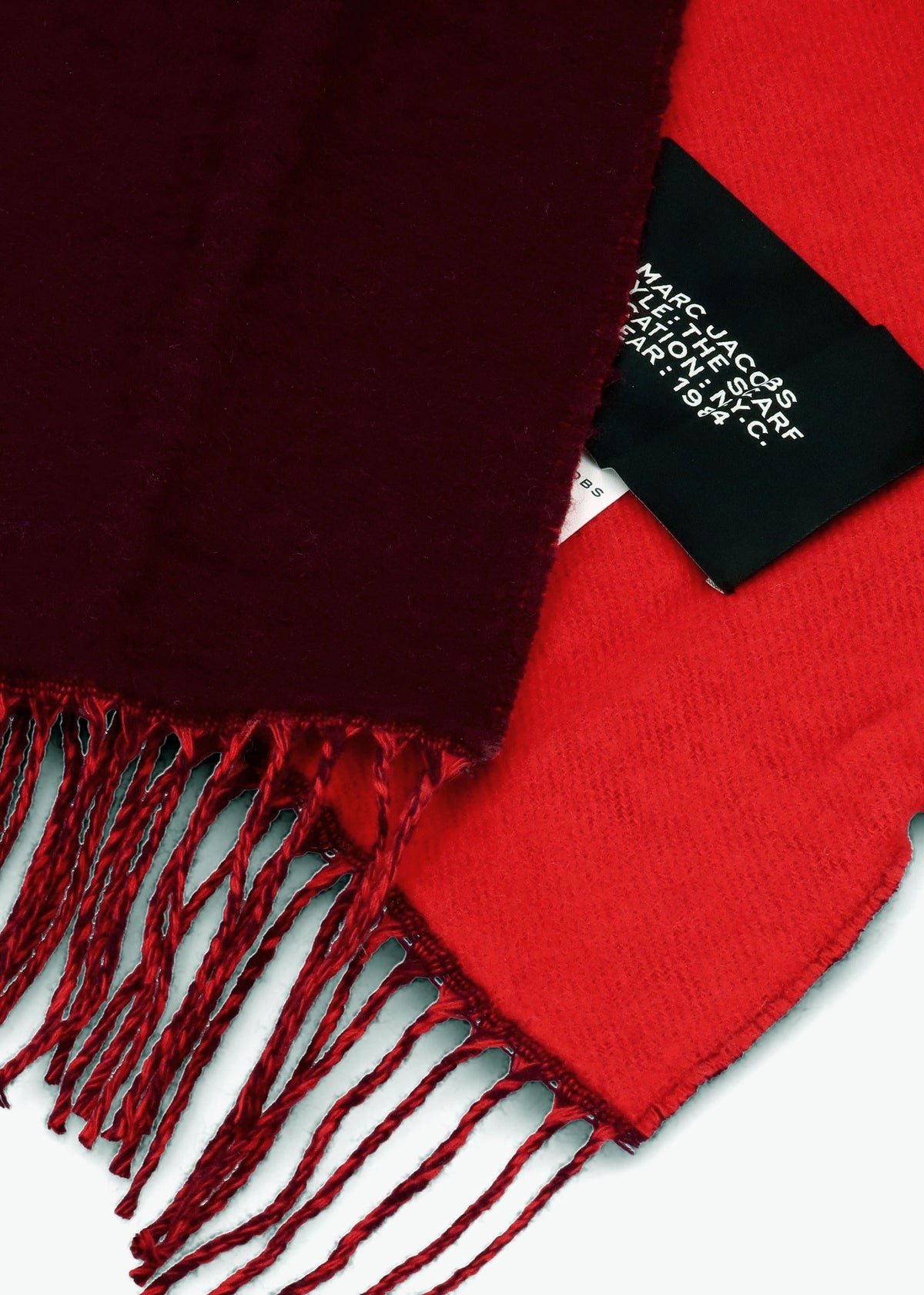 The Scarf Plum Wool Scarf