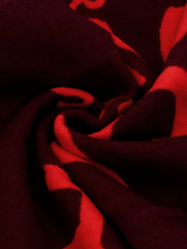 The Scarf Plum Wool Scarf