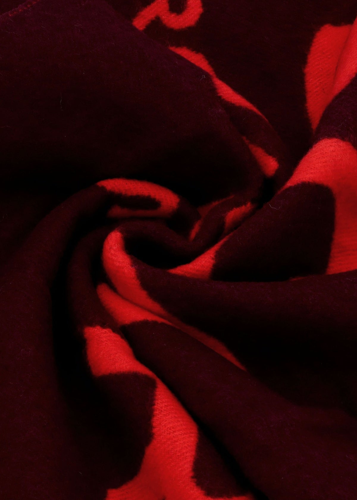 The Scarf Plum Wool Scarf