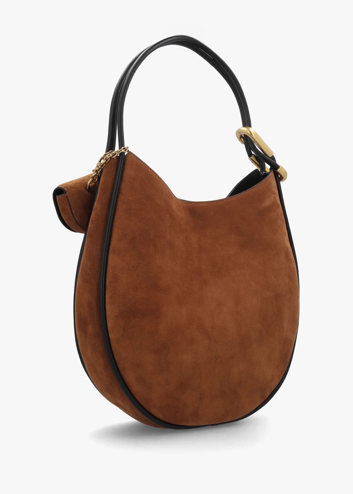The Suede Large Dual Copper Hobo Bag