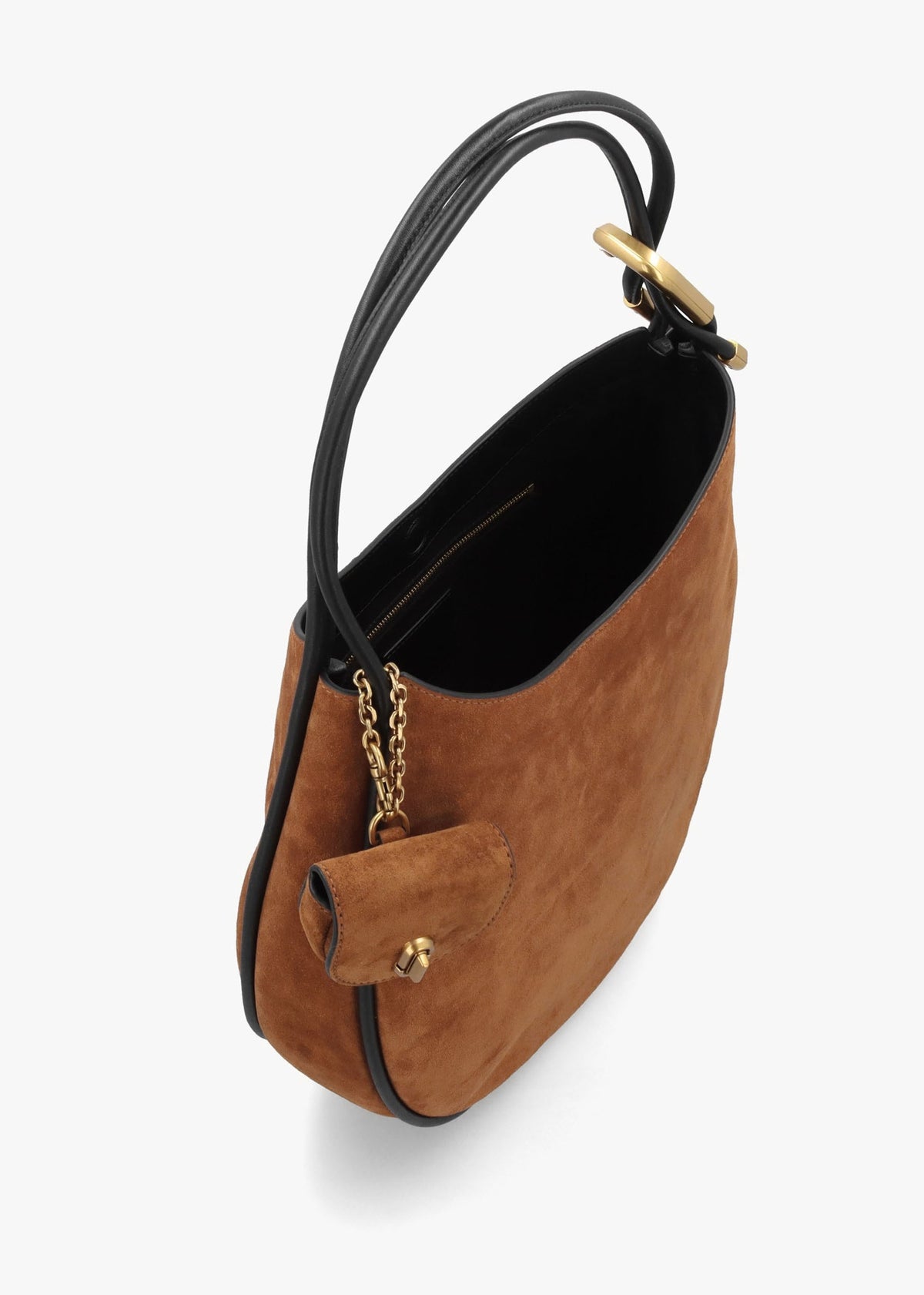 The Suede Large Dual Copper Hobo Bag
