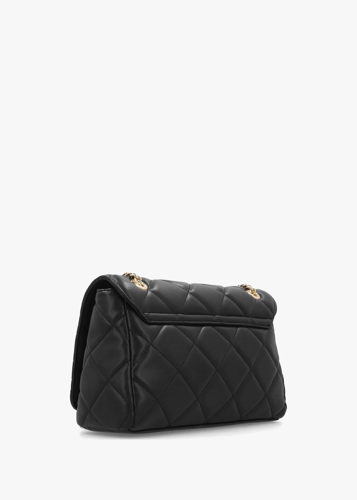 Ada Black Quilted Satchel Bag
