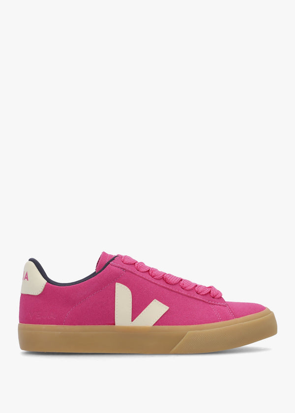Campo Suede Pink Pierre Natural Trainers