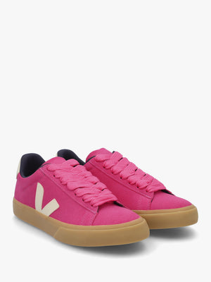 Campo Suede Pink Pierre Natural Trainers